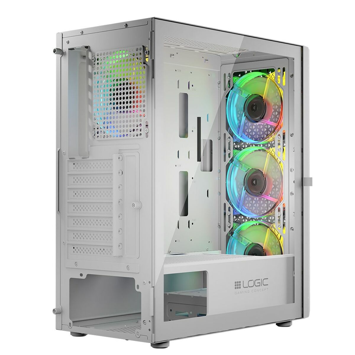 Unitate Semi-tower ATX Logic ARAMIS ARGB Alb
